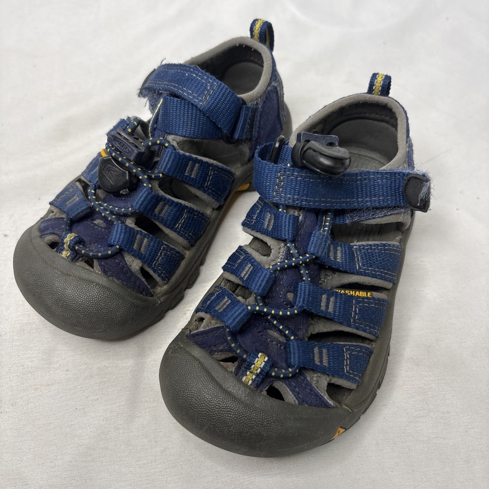Keen Newport H2 Blue Sandals Kid Sz 9 Waterproof Outdoor Hiking Fisherman Shoes